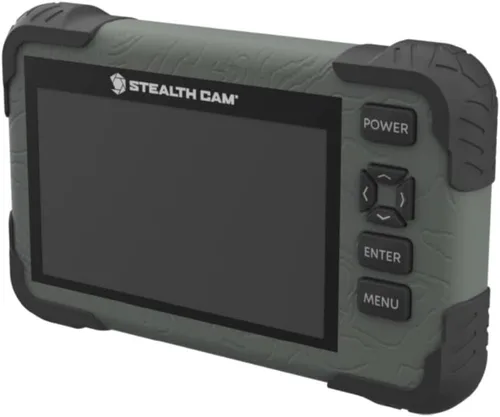 Stealth Cam Lector de tarjetas SD/foto y visor de video HD 1080P | Carcasa duradera resistente al agua | Pantalla LCD a color de 4.3 pulgadas |