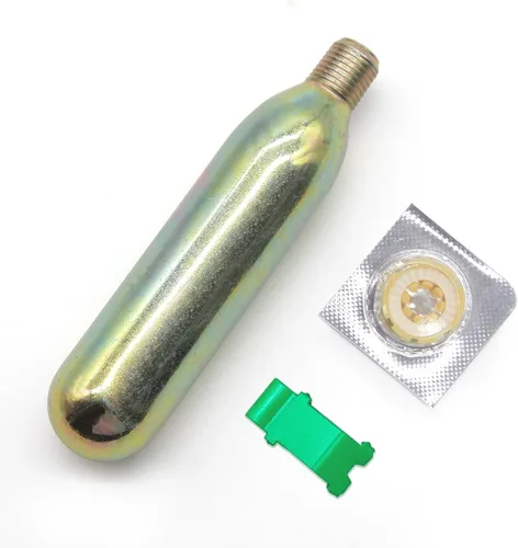 Cartucho de CO2 de 0.85 oz para chaleco salvavidas, kit de reparación de chaleco salvavidas PFD automático/manual, cartucho de metal para cartuchos