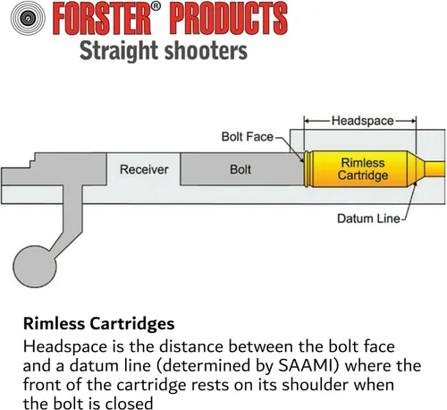 Miniatura 3 de Forster Products 6.5mm Grendel, Headspace Gauge, SAAMI Dimensioned, Rimless, Hardened Steel, Precision Ground