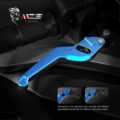 Miniatura 2 de LUO CNC palancas de embrague de freno Kawasaki ZX6R/636 2007-2016,Z750R 2011-2012,Z1000 2007-2016,Z1000SX/NINJA 1000/Tourer 2011-2016,ZX10R Azul