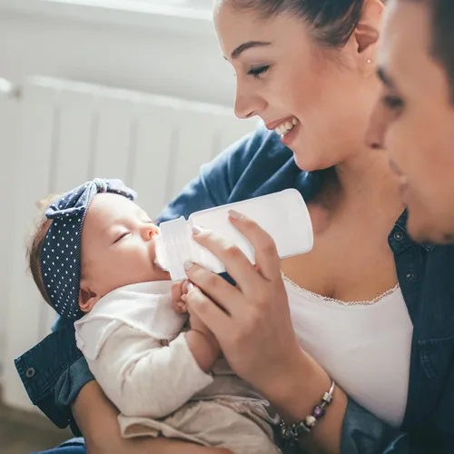 Miniatura 8 de EXCEART Botellas de leche desechables para recién nacidos, paquete de 5 con tetina suave y flexible, biberones para bebés, listos para usar