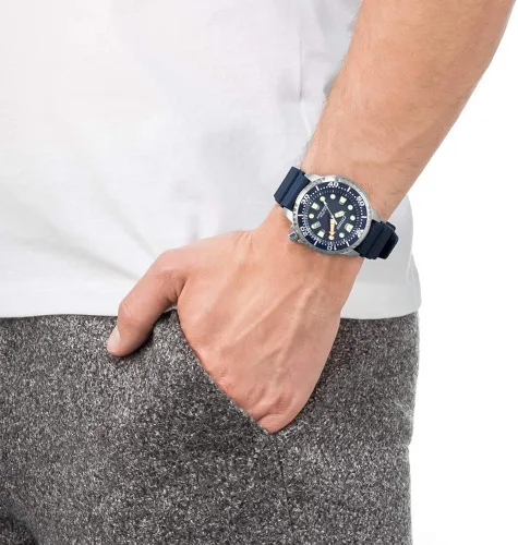 Miniatura 4 de Citizen Promaster Diver - Reloj con correa de goma para hombre, Correa