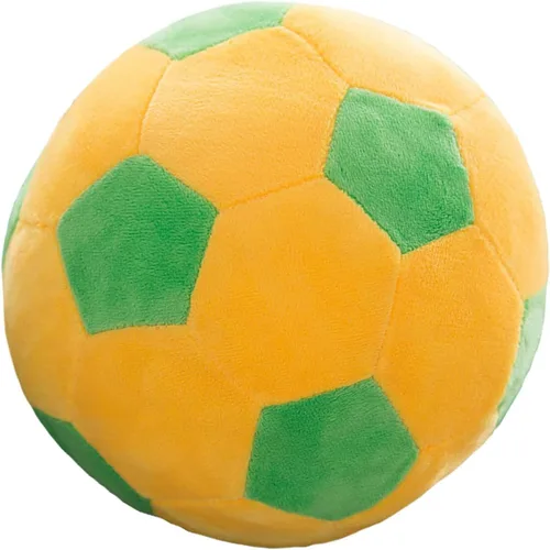 Miniatura 7 de zhidiloveyou Bola de fútbol de felpa de 9 pulgadas, almohada de fútbol de felpa regalo de fútbol para niños, rojo-blanco
