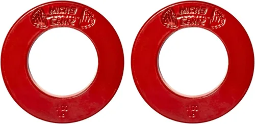 Miniatura 9 de Micro Gainz Calibrated Fractional Weight Plate Set of 2 Plates, Choose Set (.25LB-1.25LB), Designed for Olympic Barbells for Strength Training &