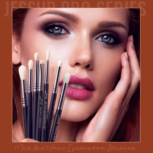 Miniatura 2 de Jessup Pinceles de sombra de ojos T340 con brochas de maquillaje Jessup T497
