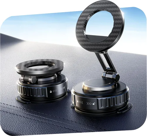 Miniatura 10 de snanlen 2026 Soporte de Teléfono para Coche Actualizado para Magsafe [Sución Más Fuerte de 108LBS] Soportes Magnéticos de Vacío Ajustables 360°