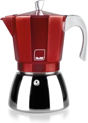 Miniatura 7 de IBILI - Máquina de café Elba Café, 3 tazas, 5.1 fl oz, aluminio fundido, base de acero inoxidable, con reductor para 2 tazas, apto para inducción