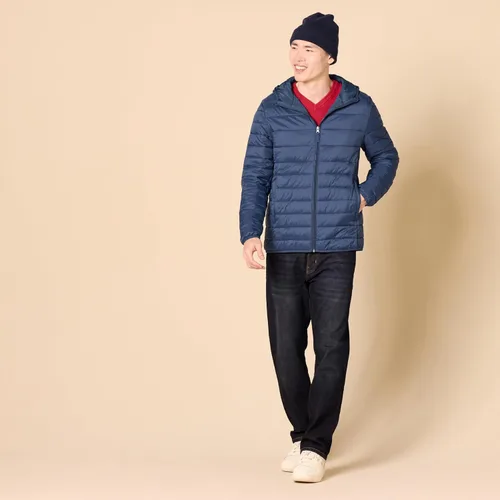 Miniatura 6 de Tienda Essentials Chaqueta acolchada con capucha ligera y resistente al agua para hombre