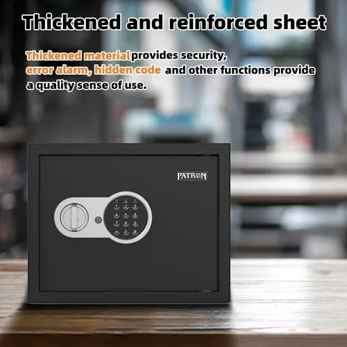 Miniatura 5 de [1.6 pies cúbicos] PATRON Caja Fuerte Ignífuga para el Hogar, Caja Fuerte para Documentos de Oficina, Cajas Fuertes de Seguridad Digital