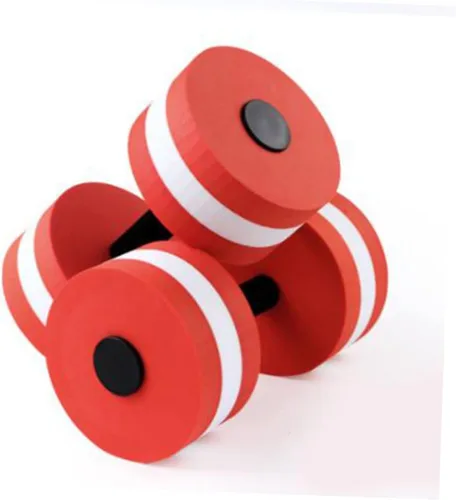 Miniatura 5 de Happyyami 2 mancuernas flotantes para aeróbic acuático, pesas de natación Eva, para hombres y mujeres, agarre ergonómico para entrenamiento
