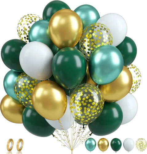 Miniatura 25 de Globos de graduación azules y dorados, 60 globos impresos con texto en inglés "Felicitaciones", 12 pulgadas, azul marino, blanco, azul, metálico