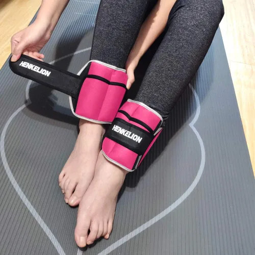 Miniatura 5 de Henkelion - Juego de 1 par de pesas ajustables, tobillo y muñeca, 2, 3, 5 y 10 libras, para gimnasio, entrenamiento, correr, levantamiento de pesas