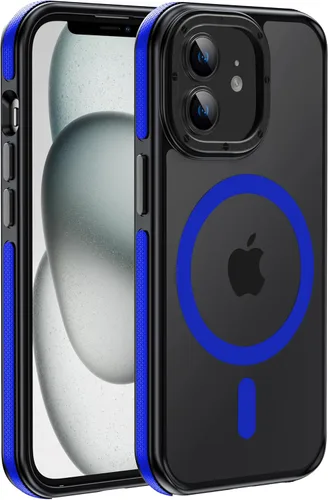 Miniatura 54 de Funda magnética fuerte para iPhone 12 Pro Max [Protección de grado militar de 10 pies] Compatible con MagSafe, funda protectora a prueba de golpes