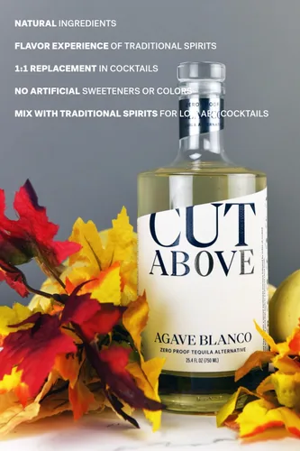 Miniatura 6 de Cut Above Agave Blanco – Alternativa de tequila sin alcohol galardonada para margaritas y cócteles sin alcohol, alcohol sin prueba, 25.4 fl oz
