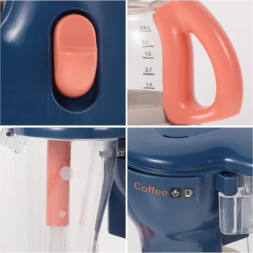 Miniatura 9 de balacoo Máquina de café de juguete Aparatos de cocina fingir diversión cocina mezcla juguete sin batería
