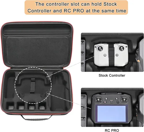 Miniatura 4 de RLSOCO Funda rígida para DJI Mavic 3 Pro/Mavic 3 Pro Cine con DJI RC Pro Compatible con: cuerpo de dron Mavic, controlador RC/RC Pro, hélices, Funda