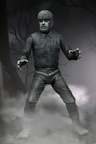 Miniatura 2 de NECA - Figura Universal Monsters Ultimate Wolf Man B&W de 7