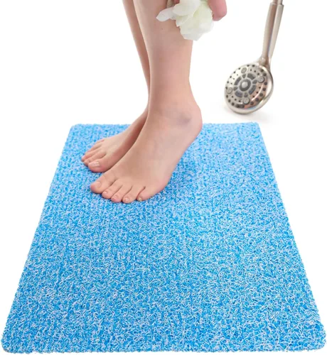 Miniatura 101 de Tapete de ducha antideslizante para bañera - Tapete de baño de lufa para baño - Tapete de baño de 40 x 16 pulgadas - Alfombra de baño antideslizante