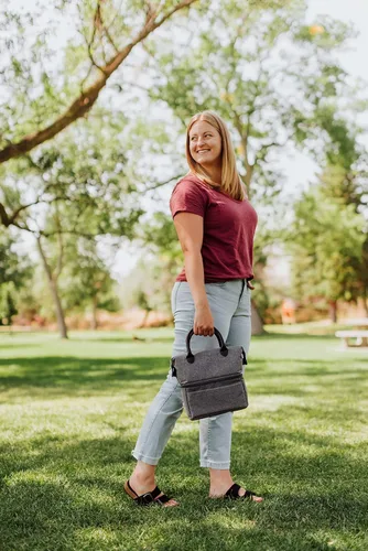 Miniatura 4 de PICNIC TIME NCAA Urban Lunch Bag, Stylish Soft Cooler Bag, Expandable Insulated Lunch Box, Portable Cooler Lunchbox with Dual Compartment Design and