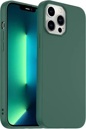 Miniatura 18 de Funda diseñada para iPhone 13 Pro Max, funda de silicona ultra delgada a prueba de golpes, de microfibra suave anti arañazos, protección mejorada