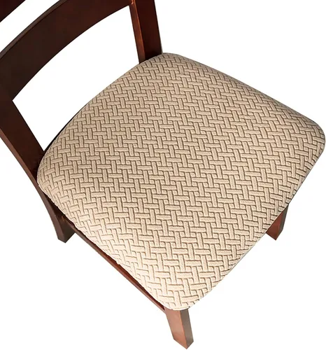 Miniatura 24 de Genina Fundas de asiento impermeables para sillas de comedor, fundas de asiento de silla de comedor, fundas de asiento de cocina, fundas de asiento