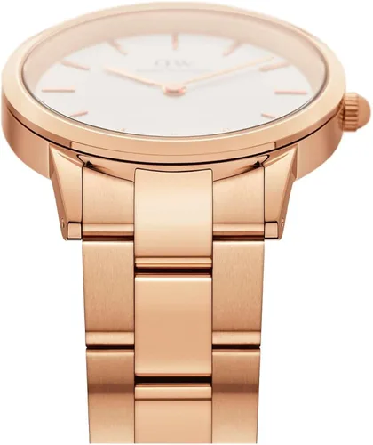 Miniatura 4 de Daniel Wellington Iconic Link Reloj pulsera de eslabones de oro rosa o plata
