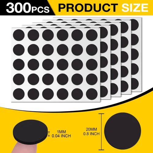 Miniatura 2 de Imanes DIYMAG con respaldo adhesivo, 300 piezas, imanes redondos pequeños de 0.8 x 0.04 pulgadas, etiquetas adhesivas magnéticas fuertes