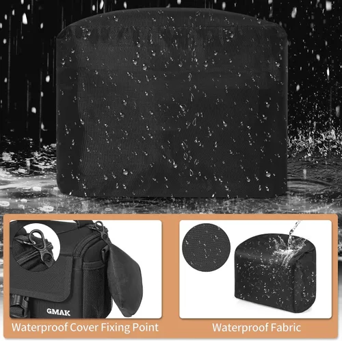 Miniatura 6 de Bolsa de transporte para cámara, estuche anti-choque con cubierta impermeable para lluvia compatible con Canon EOS R50 M50 Powershot SX540 SX70