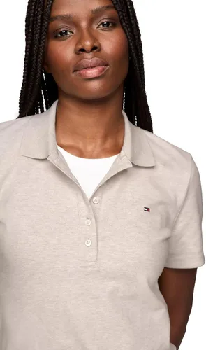 Miniatura 3 de Tommy Hilfiger Polo clásico de manga corta para mujer (talla estándar y grande)