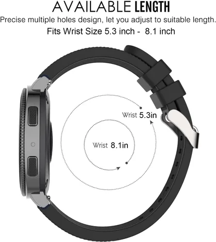 Miniatura 4 de VOMA Correa de silicona de encaje compatible con Google Pixel Watch 4 de 1.61 pulgadas 2025/3 de 1.614 pulgadas 2024/2 2023/1 2022, correa deportiva