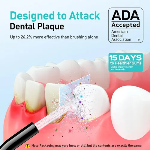 Miniatura 3 de COSLUS Hilo Dental de Agua: Irrigador Oral Portátil Inalámbrico 300ML Recargable Limpiador de Viaje IPX7 Impermeable Máquina de Hilo Dental