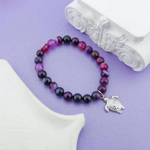 Miniatura 3 de MollyQueen Pulsera de tortuga marina, regalos para amantes de las tortugas, regalos de tortuga marina, joyería inspiradora de Navidad, regalo