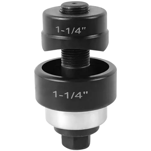 Miniatura 7 de Kit de perforador manual AMZCNC, juego de punzón de corte de caja de hoja de metal resistente (tamaño de agujero de conducto) 1/2"~1-1/4" kit