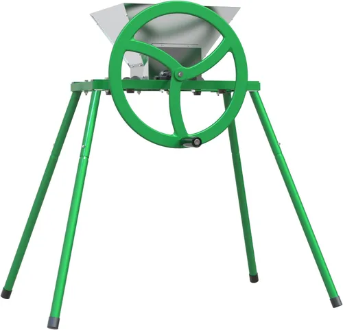 Miniatura 8 de Trituradora de Manzana y Fruta de 7L con Manivela y Soporte, Exprimidor Triturador Manual de Acero Inoxidable para Sidra de Temporada y Jugo Fresco