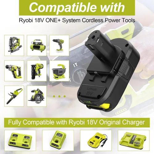 Miniatura 5 de Batería de repuesto de 4.0Ah 18V para Ryobi 18V Battery ONE + Plus Ion de litio P102 P103 P104 P105 P107 P108 P109 P118 P189 compatible