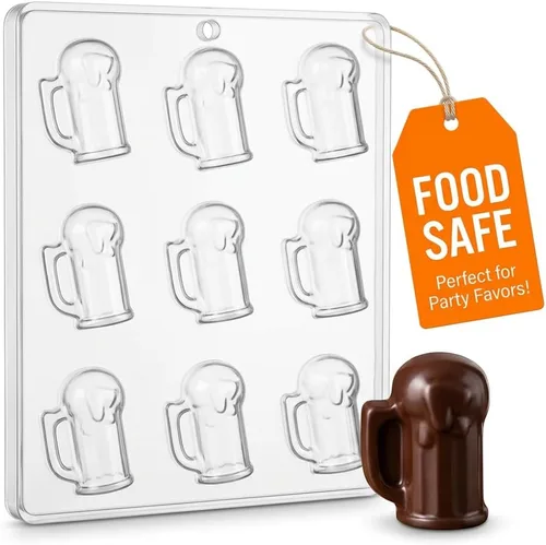 Miniatura 6 de Taza de cerveza pequeño molde de caramelo de chocolate 1228