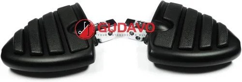 Miniatura 9 de Piernas delanteras o traseras de aluminio para motocicleta, pedal negro con soportes para Victory All Hammer (delantero (para piloto), estilo: 2