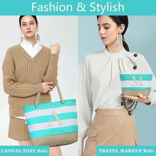 Miniatura 42 de YOOLIFE Beach Bags for Women - Travel Canvas Beach Tote, Pool Waterproof Bag, Travel Essentials, Gifts for Women Birthday