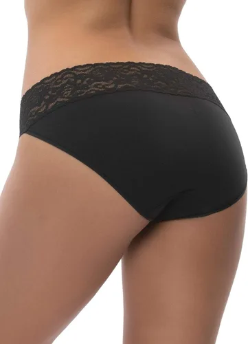 Miniatura 5 de Felina Ropa interior de bikini con encaje elástico, ropa interior sexy para mujer, bragas de bikini, bragas sin costuras (paquete de 5)