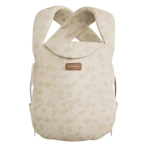 Momcozy WeeSnug - Portabebés para recién nacidos, ligero y acogedor, cómodo para 7-25 libras, soporte ergonómico de espalda cruzada, tejido Geometry