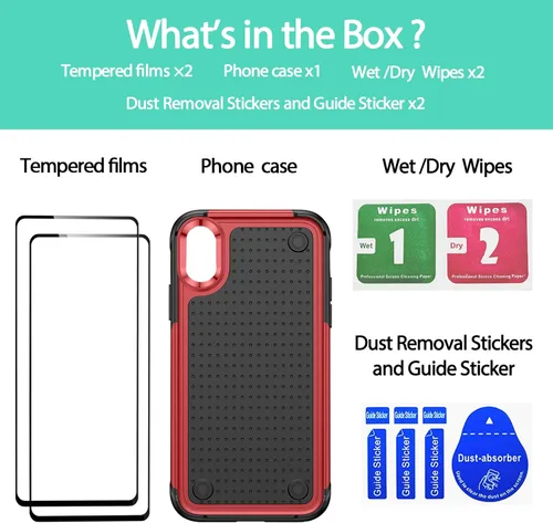 Miniatura 360 de Jeylly Funda para iPhone SE/Funda para iPhone 5S, Exterior de Plástico Duro que Absorbe Golpes + Interior de Silicona de Goma Defensor contra