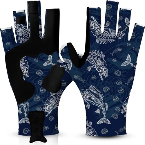 Miniatura 15 de Riverruns Guantes de pesca UPF 50+ con protección UV para hombres y mujeres para exteriores, kayak, remo, remo, canoa, senderismo