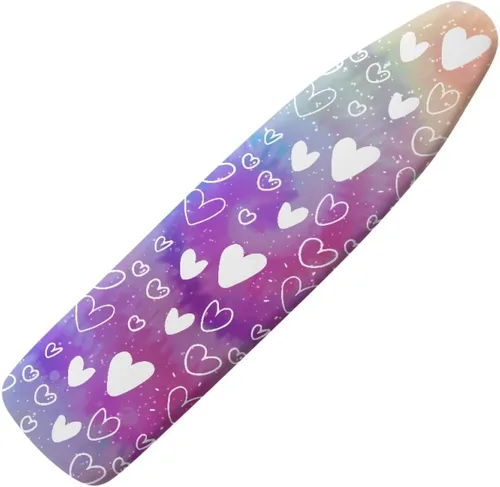 Miniatura 22 de Funda floral a prueba de arañazos para tablas de planchar de tamaño estándar, reflectante, con 3 ganchos y bucles para decoración de tablas de 15 x