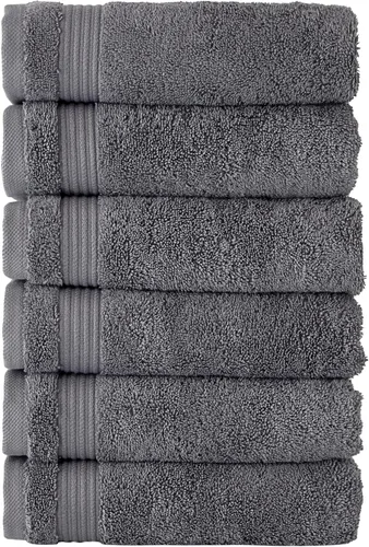 Miniatura 27 de Classic Turkish Towels CTT - Juego de 12 paños de primera calidad, 100% algodón turco, altamente absorbentes y de secado rápido, toallas faciales