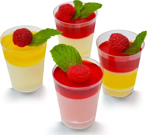 Miniatura 6 de Mini tazas de postre de 2 onzas, 96 unidades, vasos redondos de plástico transparente para fiestas, cuencos de postre pequeños de plástico, tazas