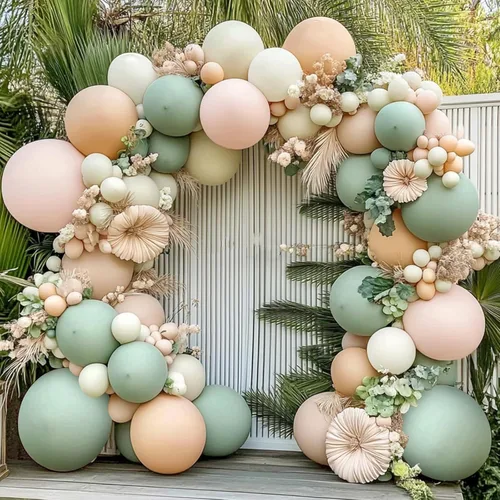 Miniatura 11 de Kit de arco de globos azules, blancos y plateados, guirnalda de globos azul marino oscuro perla azul claro metálico con globo blanco plateado