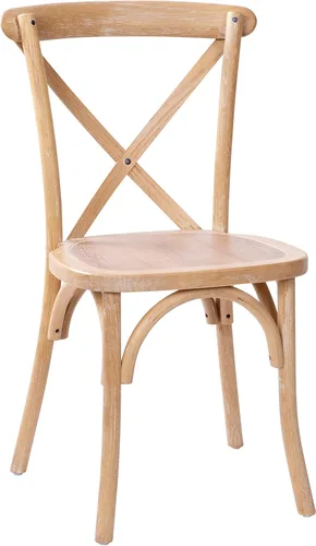 Miniatura 15 de Flash Furniture Advantage Medium con silla X-Back de grano blanco Grano blanco medio
