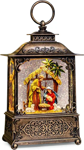 Miniatura 11 de Regalos conmemorativos para gatos por pérdida de condolencias, globo de nieve con purpurina giratoria automática y temporizador de 6 horas