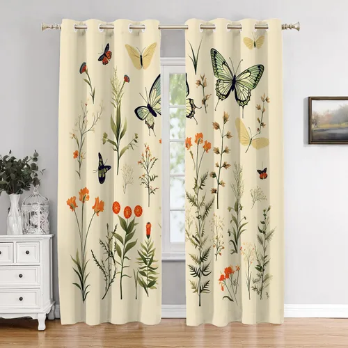 Miniatura 101 de Cortinas opacas de cocina con pintura al óleo de Europa rosa y negra para ventanas, cenefas opacas modernas de torre Eiffel de poliéster multicapa