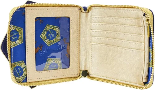 Miniatura 4 de Loungefly Harry Potter Honeydukes - Cartera con cremallera y diseño de rana de chocolate, Azul, Cartera